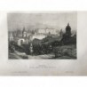 Madrid: Teilansicht - Stahlstich, 1860