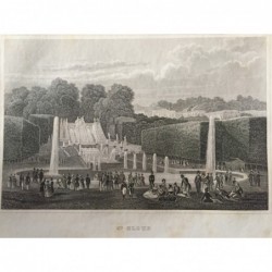 St. Cloud: Ansicht - Stahlstich, 1860