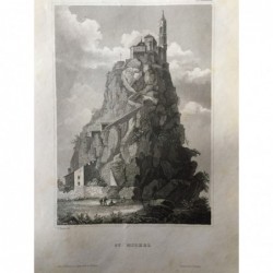 St. Michel: Ansicht - Stahlstich, 1860