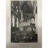 Paris: Innenansicht der Kirche St. Etienne du Mont - Stahlstich, 1860