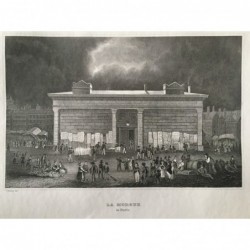Paris: Ansicht la Morgue - Stahlstich, 1860