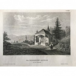 Morgarten: Ansicht - Stahlstich, 1860