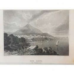 Aetna: Ansicht - Stahlstich, 1843