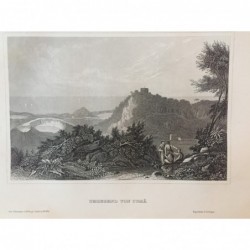 Cumae: Ansicht - Stahlstich, 1860