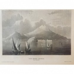 Ischia: Ansicht - Stahlstich, 1860