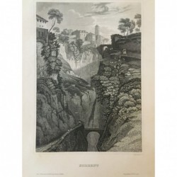 Sorrent: Teilansicht - Stahlstich, 1860