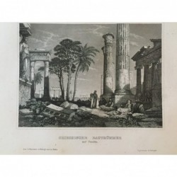 Candia: Teilansicht - Stahlstich, 1860