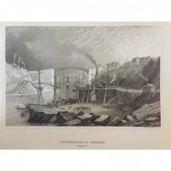 Sunderland: Teilansicht - Stahlstich, 1847