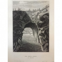 Goeta Kanal: Teilansicht - Stahlstich, 1860