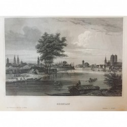 Breslau: Ansicht - Stahlstich, 1860