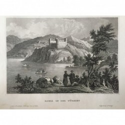 Bodrum: Ansicht - Stahlstich, 1860