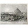 Daulatabad: Ansicht - Stahlstich, 1860