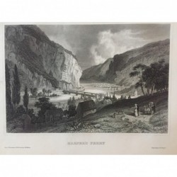 Harpers Ferry: Ansicht - Stahlstich, 1860