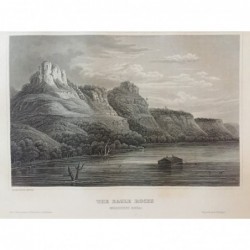 The Eagle Rocks: Ansicht - Stahlstich, 1860