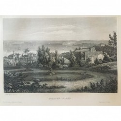Staten Island: Ansicht - Stahlstich, 1860