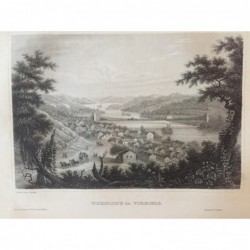 Wheeling: Ansicht - Stahlstich, 1860