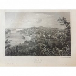 Weston: Ansicht - Stahlstich, 1860