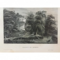 Prairie du Rocher: Ansicht - Stahlstich, 1860