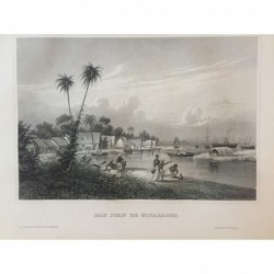 San Juan: Ansicht - Stahlstich, 1860