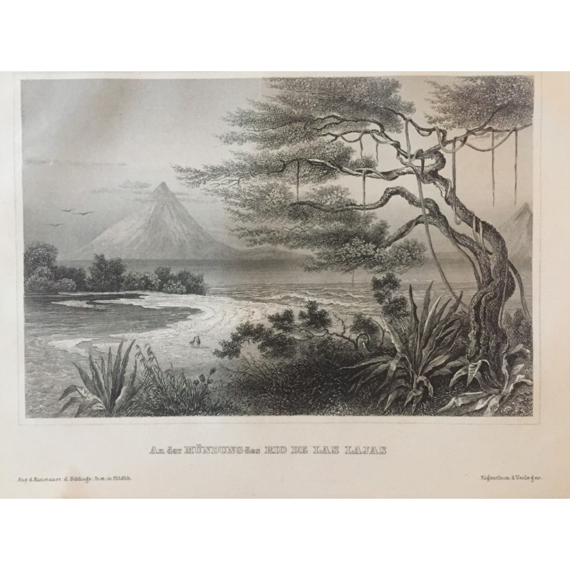 Rio de las Lajas: Ansicht - Stahlstich, 1860