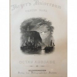 Halifax: Teilansicht - Stahlstich, 1860