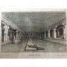 Detter Warra, Innenansicht:  (Caves of Ellora in Indien) - Stahlstich, 1850