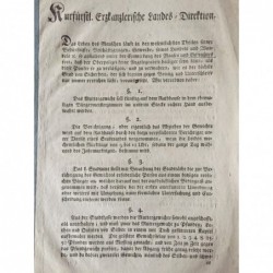 Betr. den Umgang mit Maßen und Gewichten - Buchdruck, 1804