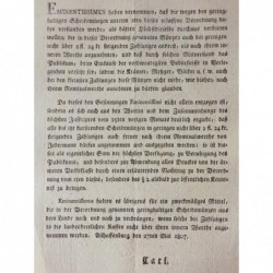Dekret betr. geringhaltige Scheidemünzen - Buchdruck, 1807