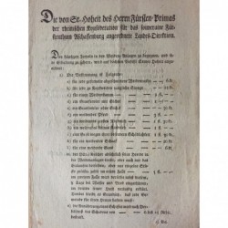 Dekret betr. Frevel an Weidenbäumen - Buchdruck, 1808