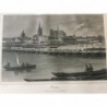 Köln, Gesamtansicht - Stahlstich, 1875