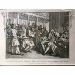 Fleiß und Faulheit (zehnte Platte) - Kupferstich, 1820
