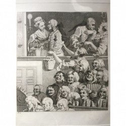Das lachende Parterre - Kupferstich, 1820