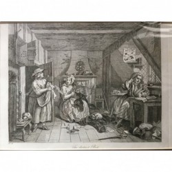Der Dichter in der Not - Kupferstich, 1820