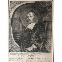 Lothar Friedrich von Metternich Burscheid - Kupferstich