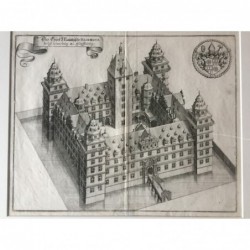 Aschaffenburg,  Residentz Schloß Ioansburg zu Aschaffenburg - Kupferstich, 1646