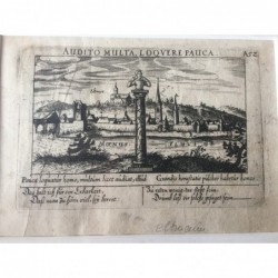 Eltmann, Gesamtansicht: Eltmex Nr. A 52 - Kupferstich, 1630