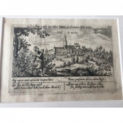 Bamberg, Ansicht: Burck zu Bamberg (Altenburg) Nr. A 51 - Kupferstich, 1630