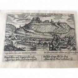 Schillingsfürst, Ansicht Com. Hohenl. Nr. A 77 - Kupferstich, 1630