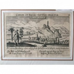 Nassau, Ansicht: Nassaw ahn der Lohn, Nr. 33 - Kupferstich, 1630