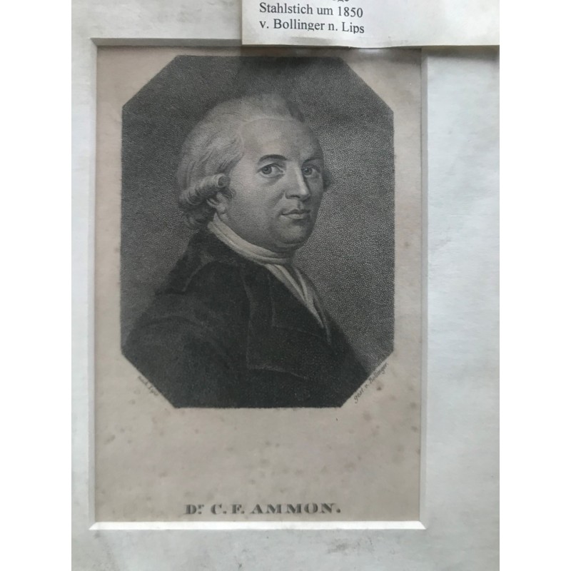 Dr. C. F. Ammon - Stahlstich, 1850