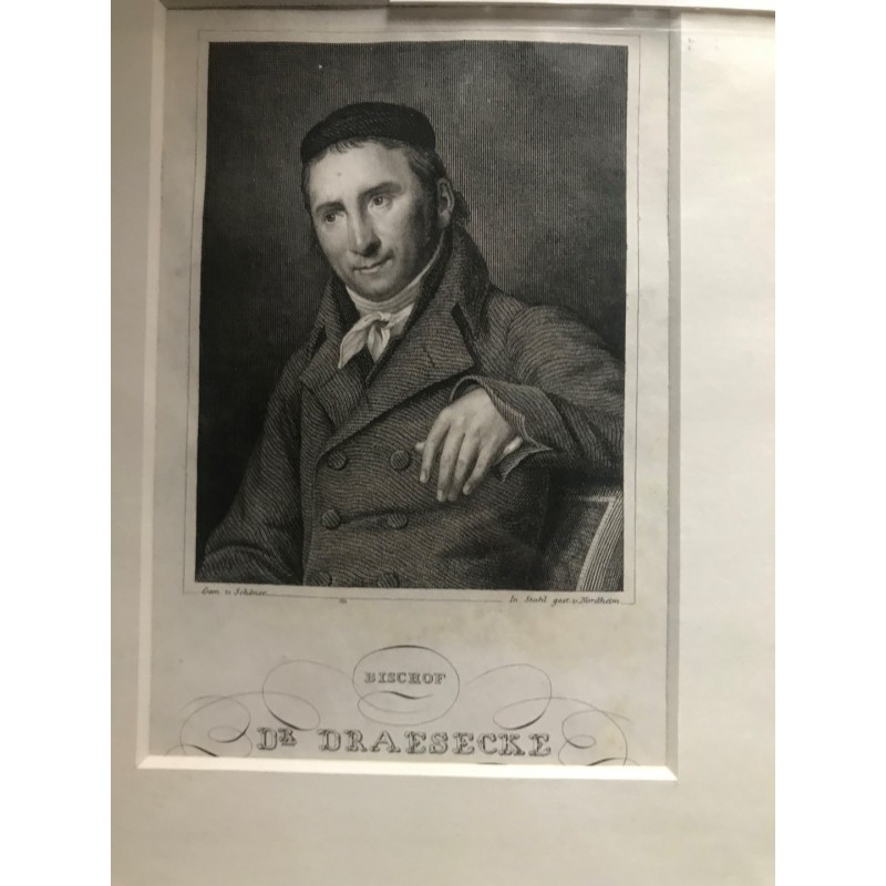 Bischof Dr. Draesecke - Stahlstich, 1850