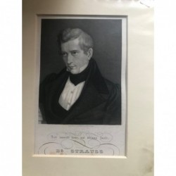 Dr. Strauss - Stahlstich, 1850