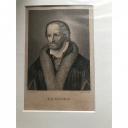 Phil. Melanchton - Stahlstich, 1850