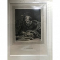 St. Marcus - Stahlstich, 1850
