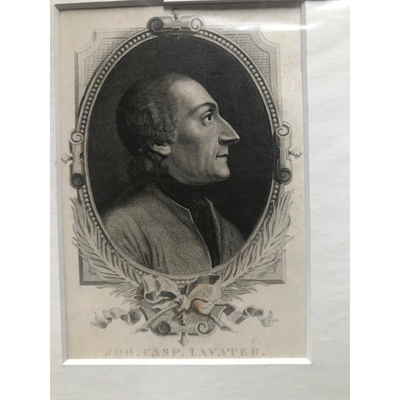 Joh. Casp. Lavater - Stahlstich, 1850
