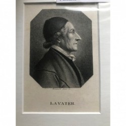 Lavater - Stahlstich, 1850