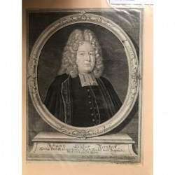 Johann Gustav Reinbeck - Kupferstich, 1729