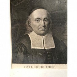 Paul Gerhardt - Kupferstich, 1800