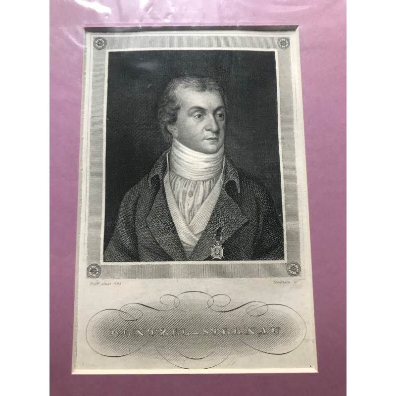 Bentzel- Sternau - Stahlstich, 1850