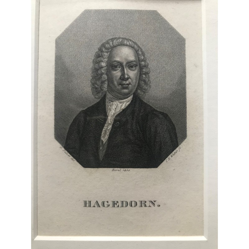 Hagedorn - Punktierstich, 1850